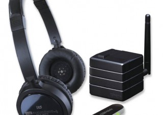 ラトックシステム、USBワイヤレスアダプタとワイヤレスヘッドホンのセット 
