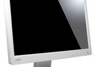 HDCP対応の光沢硬化ガラス保護フィルタ付き19インチワイド液晶モニタ