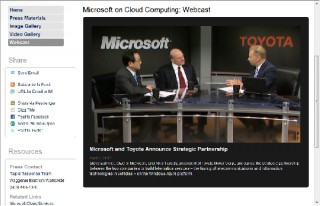 Microsoftとトヨタ、次世代テレマティクス向けクラウド構築で提携