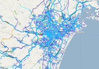 ユビークリンク、「通れた道路マップ」の更新タイミングを短縮
