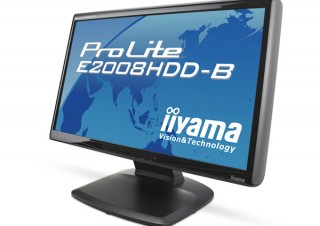 マウスコンピューター、低消費電力の20型ワイド液晶「ProLite E2008HDD-B」を発売