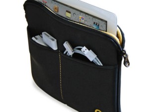 プレアデス、iPad/iPad 2やMacBook用のオープンポケット付きスリーブケース