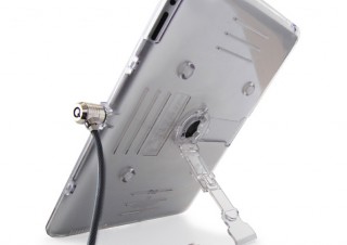 プレアデス、セキュリティロック機能を備えたiPad2用クリアハードプラスティックケース