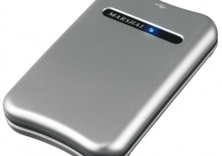 スタイリッシュな筐体の耐衝撃2.5インチSATA用HDDケース