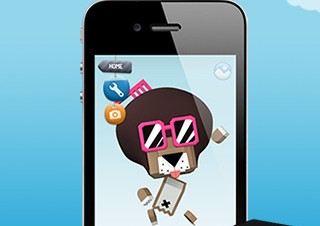 ハンゲーム、好きなパーツを組み合わせて3Dの子犬を作れるiPhoneアプリ「キューブドッグ」