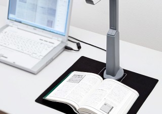 サンワサプライ、厚みのある本や立体物をスキャンできるスタンドスキャナー「400-CMS011」