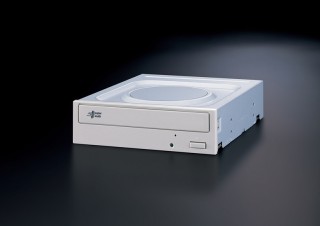 1層DVD±Rに最大22倍速書込めるDVDドライブ