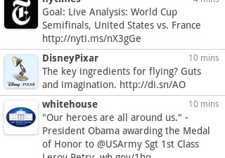 Twitter、Android端末向け公式クライアントアプリの最新版「Twitter for Android 2.1.0」