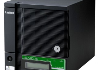 ロジテック、消費電力を従来より40％減らしたキューブ型NAS「LSV-5S4CWG」