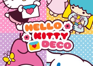 サンリオ、ハローキティのデコメが送れるiPhoneアプリ「サンリオ公式 Hello Kitty Deco」