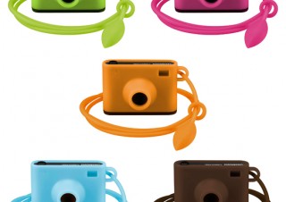 グリーンハウス、ポップなデザインのトイデジカメ5色を発売