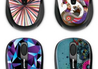 マイクロソフト、新進気鋭のアーティストがデザインした「Wireless Mobile Mouse 3500 Artist Edition」