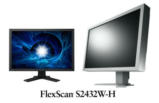 広色域表示のワイド24.1型液晶モニター