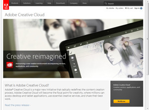 Adobe、タブレット用アプリ「Touch Apps」とクラウドサービス「Creative Cloud」発表