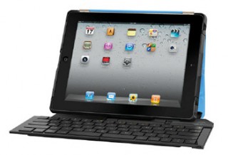 ロジクール、iPad2と一体化して折りたたみ収納できる「トランスフォーム キーボード」