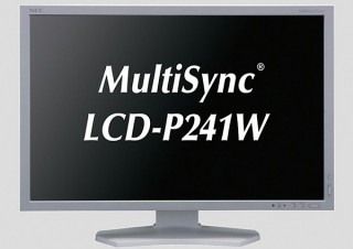 NECディスプレイ、24.1型のsRGB対応モデル「MultiSync LCD-P241W」を発売