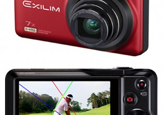カシオ、ゴルフ練習に有効な機能を搭載したデジカメ「EX-FC200S」を発売