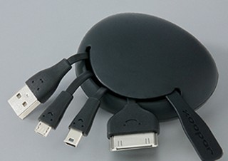 サンワ、4種類のコネクタを搭載するマルチUSBケーブルを発売