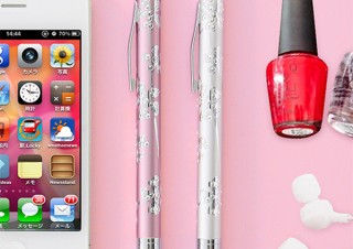 サンワ、女性向けの花柄タッチペン「200-PEN005シリーズ」を発売