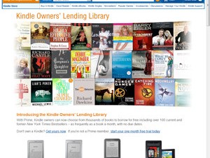 Amazon、米国Prime会員向けにKindleの電子書籍の無料貸出サービスを提供