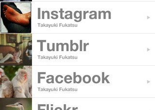 複数の写真共有サービスを横断的に閲覧できるiPhone向けアルバムアプリ「SuperAlbum」