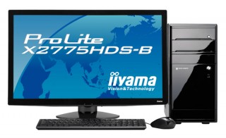 マウス、VA方式パネル27型フルHD液晶ディスプレイ搭載のセットモデル