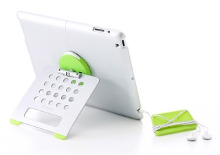 サンワ、スタンドを兼ねるハンドル付きiPad2ケース「200-SL012」を発売