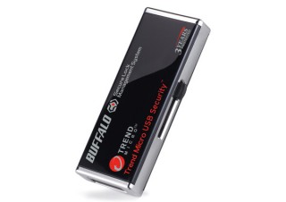 バッファロー、ハードウェア暗号化とウイルスチェック機能を搭載したUSBメモリ