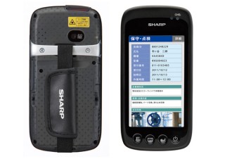 シャープ、使いやすさ重視の業務用携帯端末「HandyBrain」