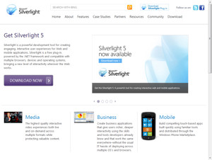 Microsoft、Webブラウザ用プラグイン「Silverlight 5」の正式版をリリース