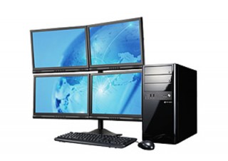 マウス、高解像度マルチモニタ採用のデスクトップPCモデル2機種