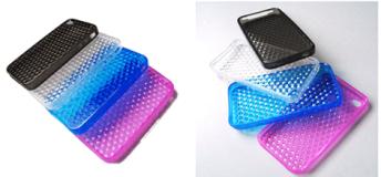 TPUケース for iPhone 4(ダイヤパターン)