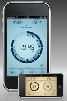 Iphone Ipod Touch Ipadにデザインされた液晶時計アプリ Touch Lcd Designer Speaking Clock デザインってオモシロイ Mdn Design Interactive