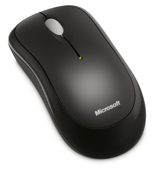 マイクロソフト、2ボタン＋ホイールのシンプルな光学式ワイヤレスマウス