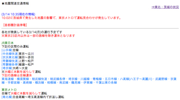 ジョルダン地震関連交通情報