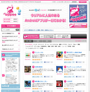 「myappee」PC版サイト