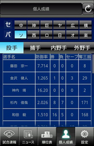 Csや日本シリーズもチェックできるandroidアプリ プロ野球打席速報 デザインってオモシロイ Mdn Design Interactive