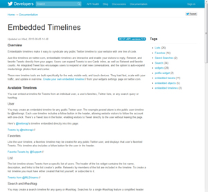 開発者向けサイト