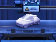 3Dプリンタで出力した車のイメージ
