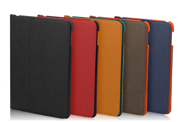 「TUNEWEAR LeatherLook Classic with Front cover for iPad Air」