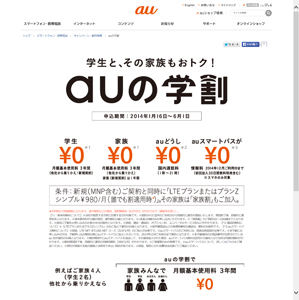 キャンペーンサイト