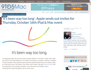 9TO5Macの該当記事