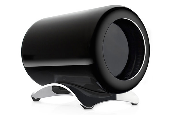フォーカル、円筒型MacProを横置きできるスタンドを発売 - デザインっ