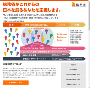 「異能vation」Webサイト