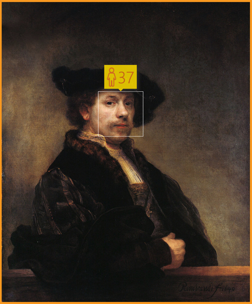 《自画像》作者：レンブラント・ファン・レイン／制作年：1640年／ロンドン・ナショナル・ギャラリー所蔵