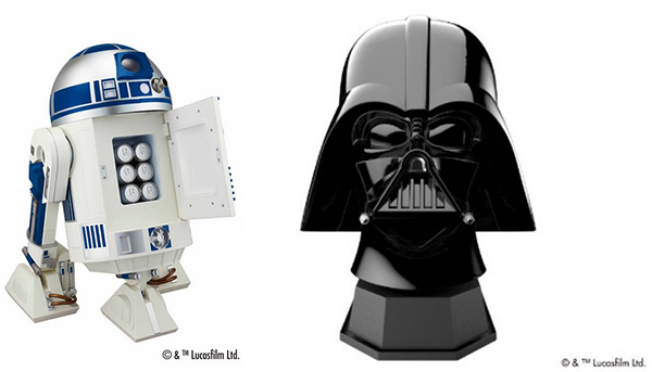 （左）「R2-D2型移動式冷蔵庫」 （右）「MASK保冷庫」