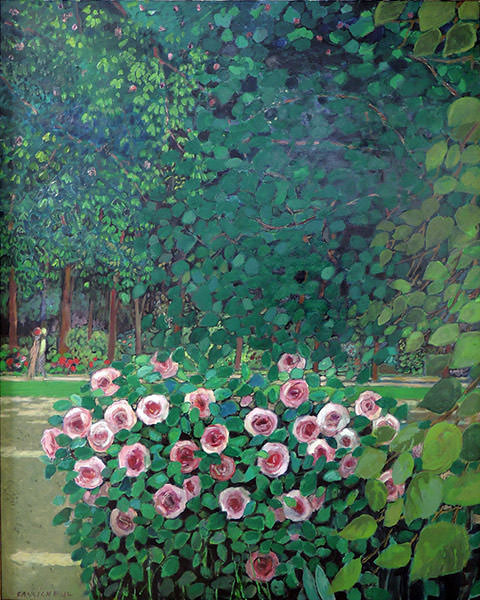 近現代の作家が花を中心に描いた作品を紹介している「Les floralies 