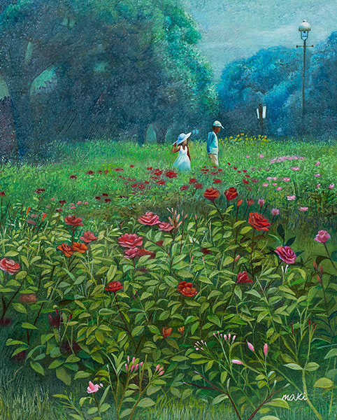 「秘密の花園」273×220mm