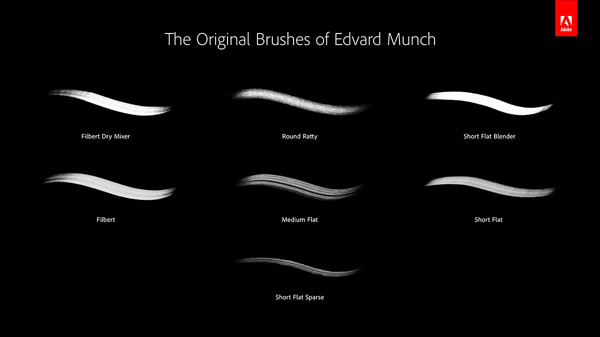 「The Original Brushes of Edvard Munch」