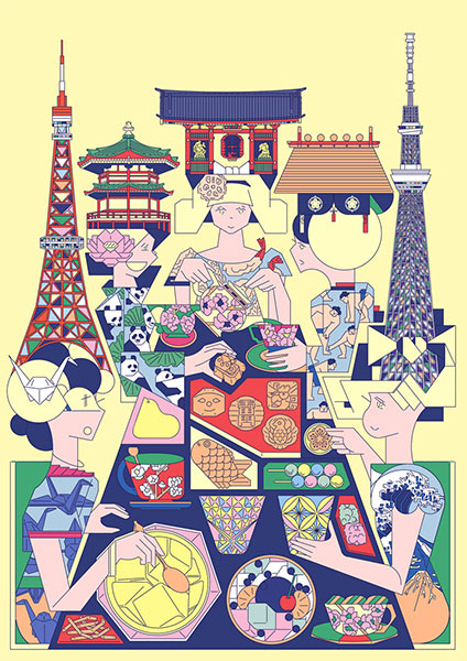 163点の原画が展示販売される東京イラストレーターズ ソサエティの展覧会 東京東 デザインってオモシロイ Mdn Design Interactive